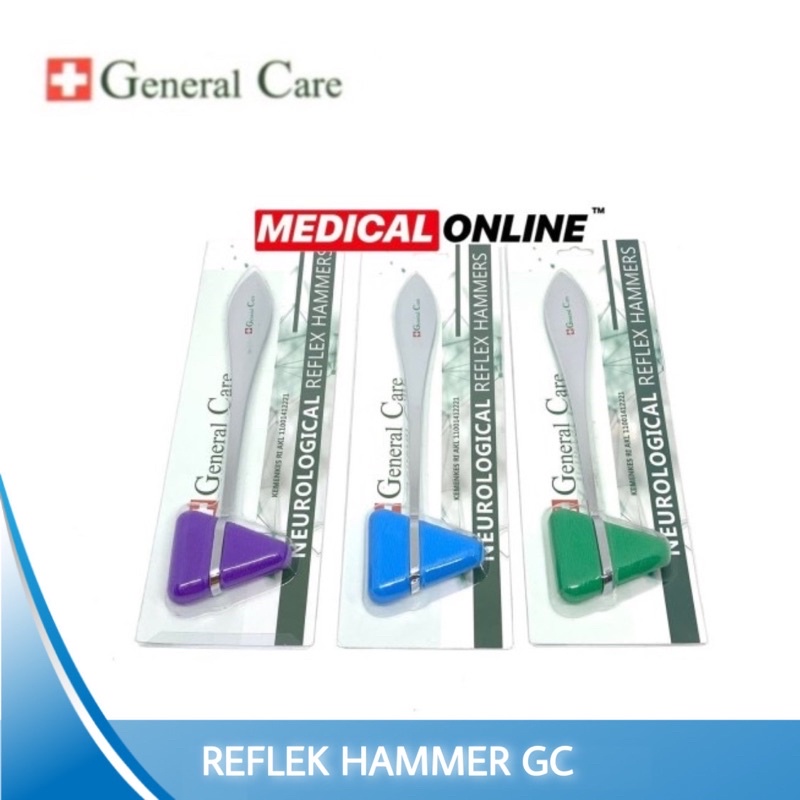 REFLEX HAMMER TRIANGLE GC GENERAL CARE REFLEK HAMMER SEGITIGA ONEMED MEDICALONLINE MEDICAL ONLINE