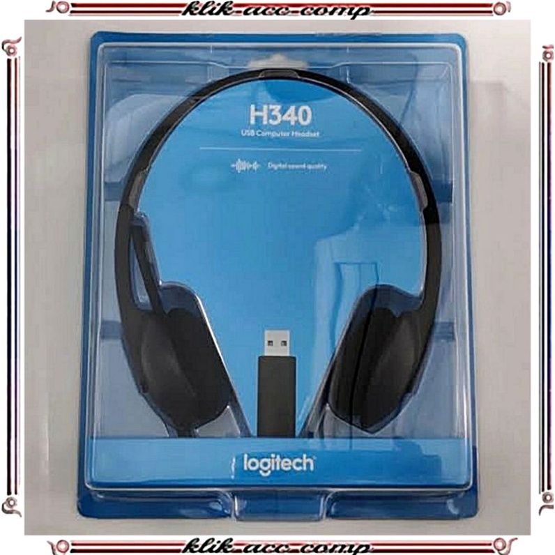 Logitech Headset H340 Original USB Adaptor (H-340) Garansi Resmi