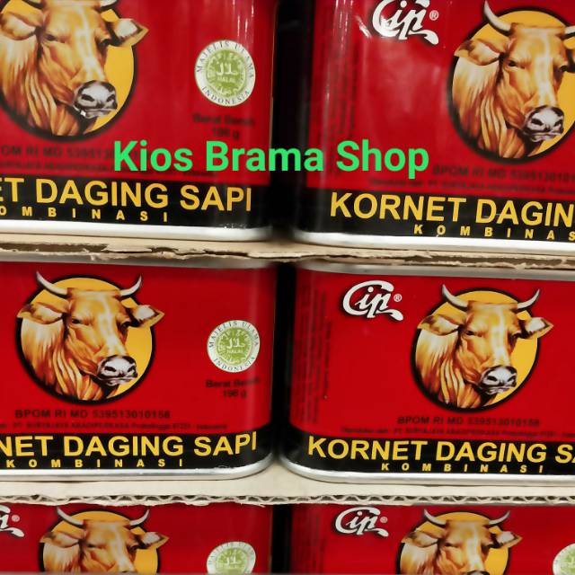 Cip KORNET DAGING SAPI BEEF REGULAR 198 GR