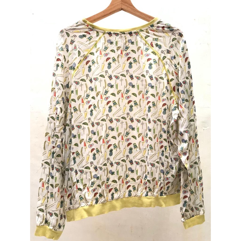 Preloved (Brand Lois) Soda Pop Sweater - Yellow and White