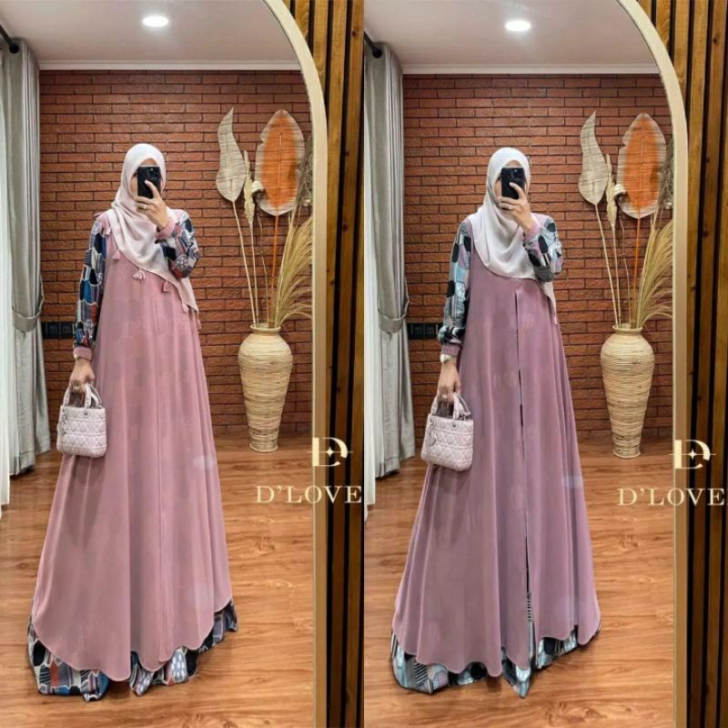 zahra dress by DLOVERA ORIGINAL GAMIS MEWAH