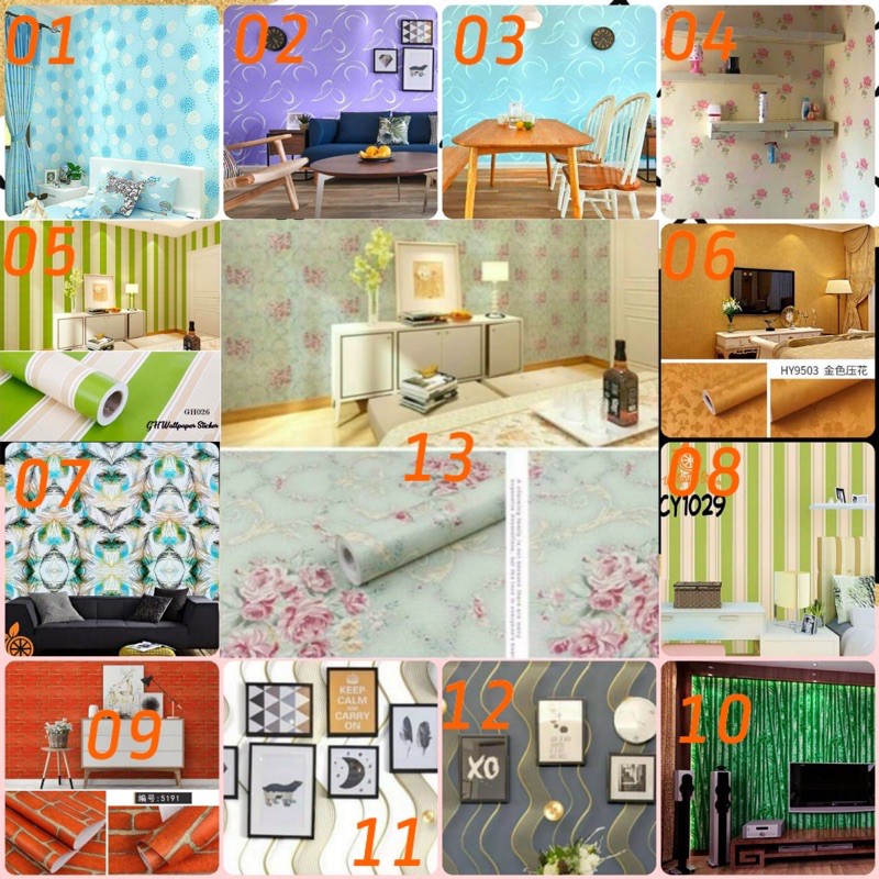 WALLPAPER DINDING MOTIF SALUR / WALLPAPER DINDING 3D / WALLPAPER / WALLPAPER 3D