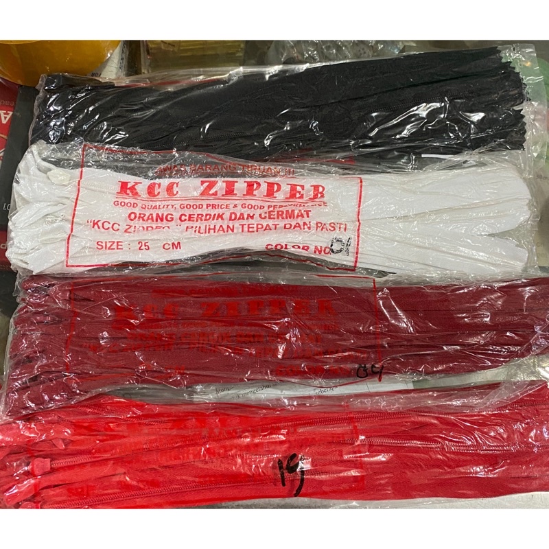 Resleting Jepang KCC 25 cm (10 inch) / Invisible Zipper KCC