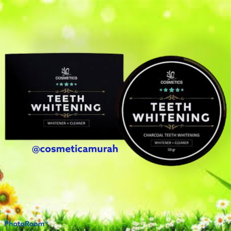 syb teeth whitening charcoal BPOM-- serbuk pemutih gigi original