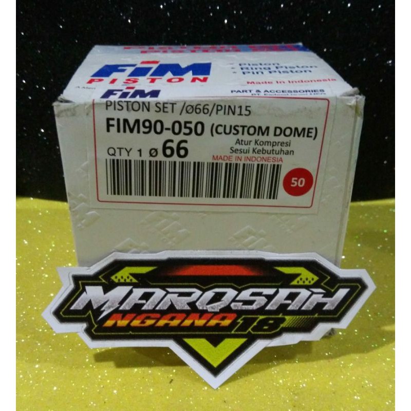 piston Fim 90 costum dome diameter 65 65,5 66.5, 67, 67.5, 68 pen 15 marqsah-1