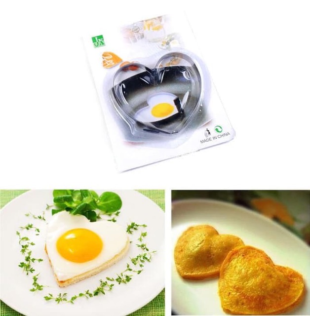 CETAKAN TELUR BENTUK HATI / EGG MOLD LOVE TERMURAH