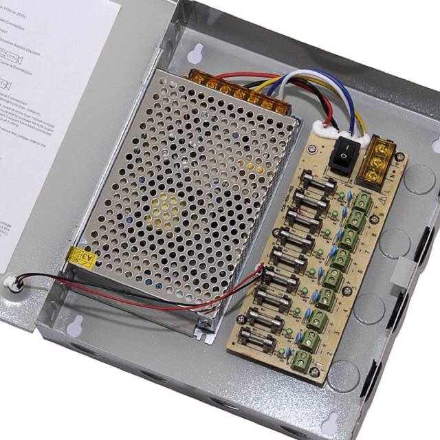 Power supply 10A box 12V original / trafo 10 ampere 12 volt real Murni