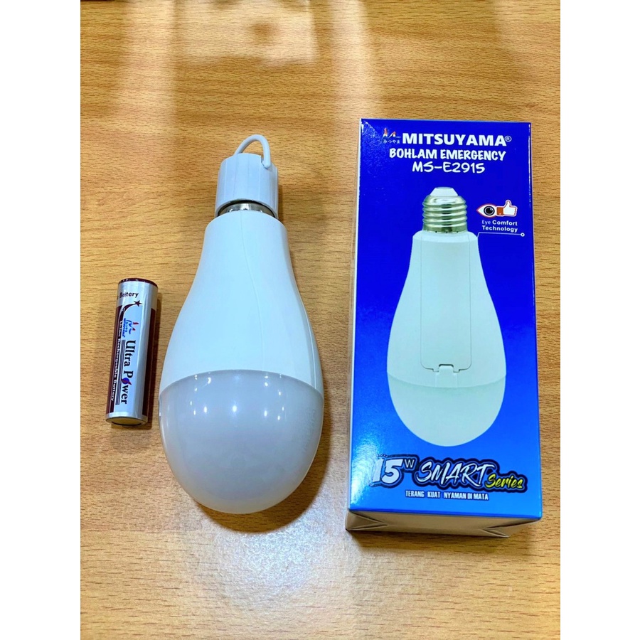 Barangunik2021 -Bohlam Emergency Mitsuyama MS-E2915 15watt Smart Series Eye Comfort