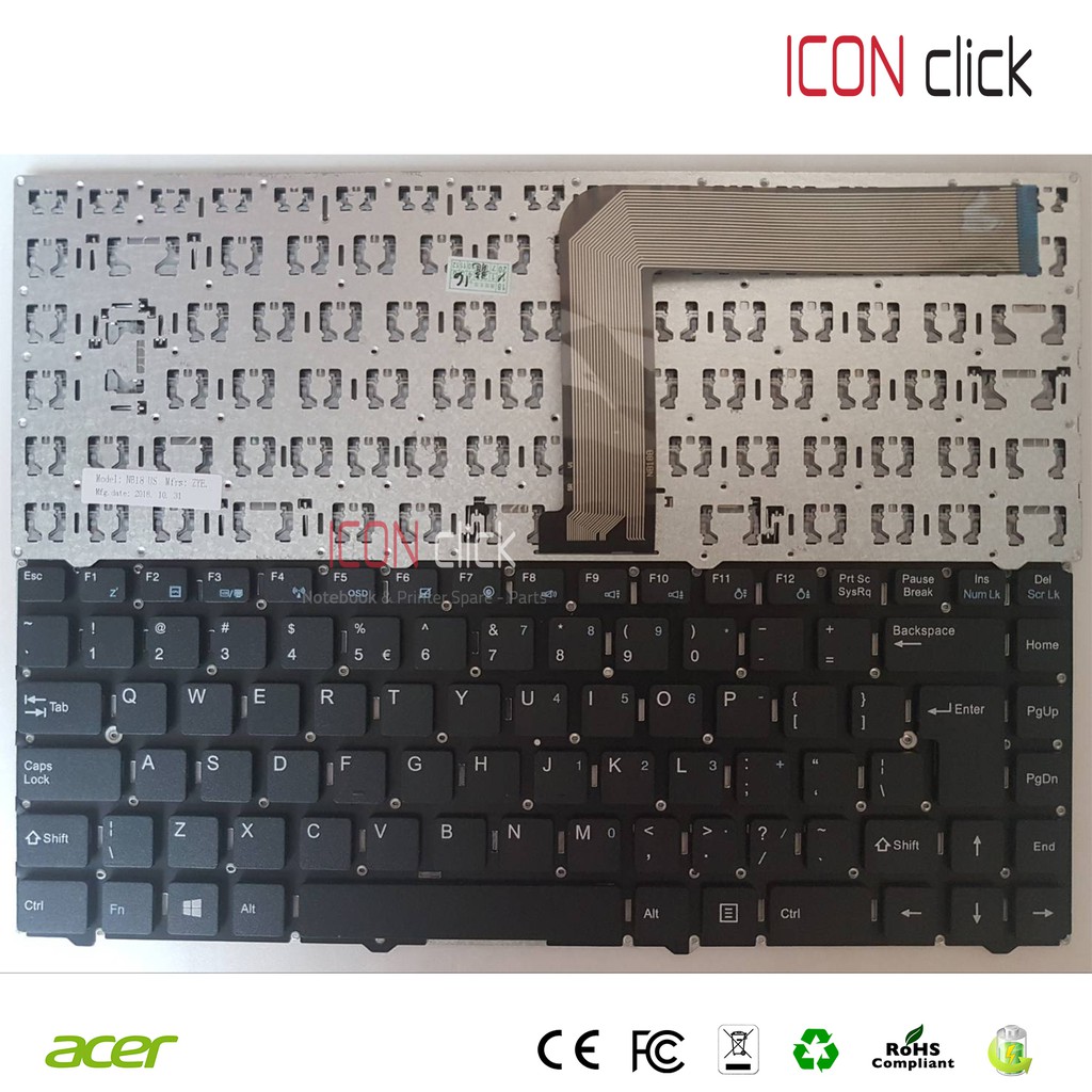 Keyboard Laptop Acer Aspire One 14 Z1401 14 Z1402