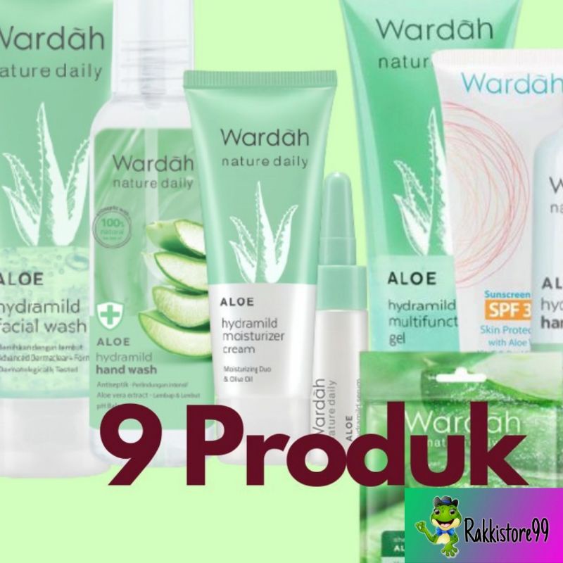 ❣️Rakkistore99❣️ Wardah Nature Daily Seaweed Series | FaceWash | FaceScrub | MicellarWater | Moisturizer | Toner | BodyWash | Masker