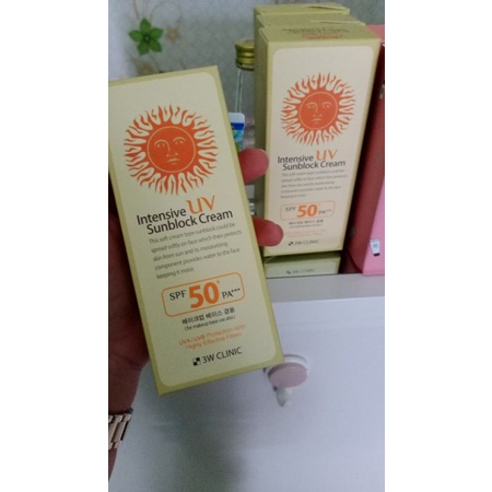 sunblock/sunscreen 3W clinic