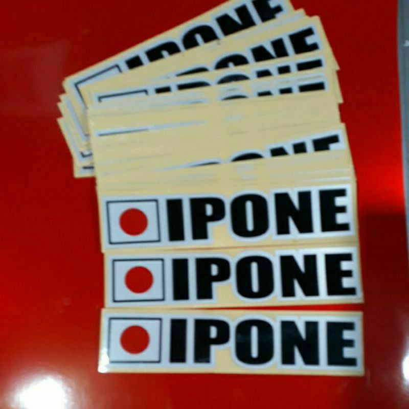 

stiker IPONE/stiker motor/stiker cutting