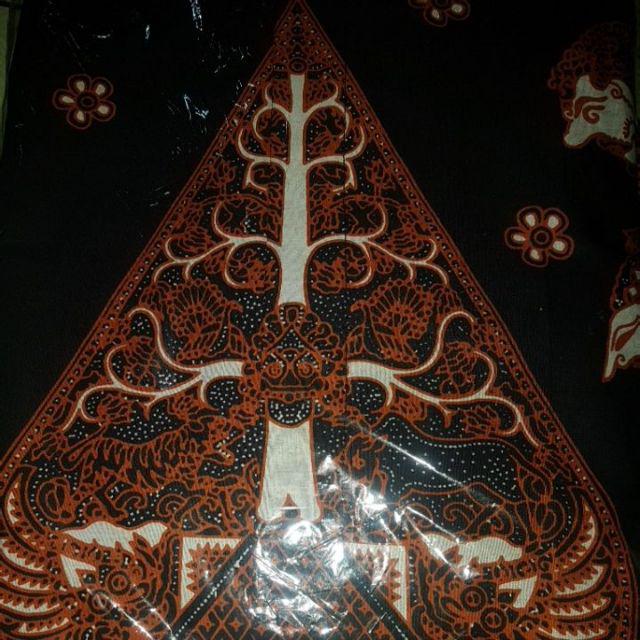 Batik Solo Modern Setelan Celana Sarung Dan Kemeja Wayang Punokawan Full Furing