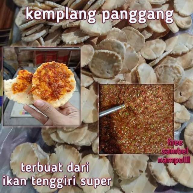 

Kemplang Panggang badak isi 10