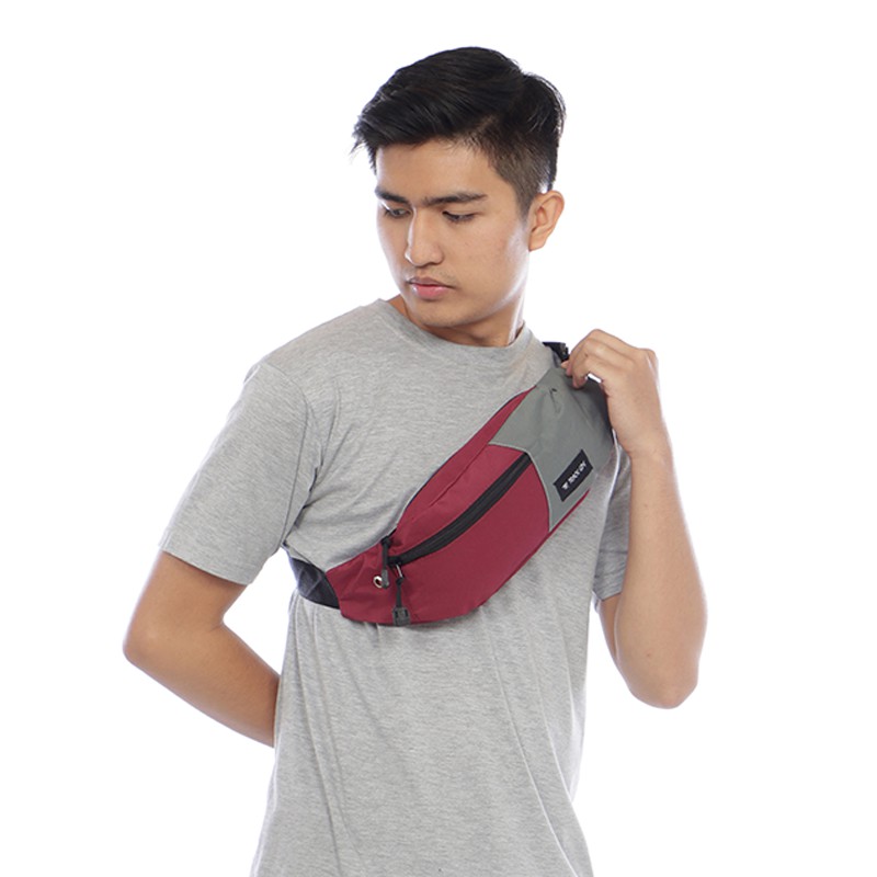 Tas Selempang Pria Waistbag Mini Combo Track Gps Original Surfing