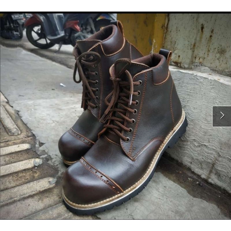 LM _ SEPATU BOOT KULIT PRIA / SEPATU KULIT PRIA / SEPATU KULIT ORIGINAL
