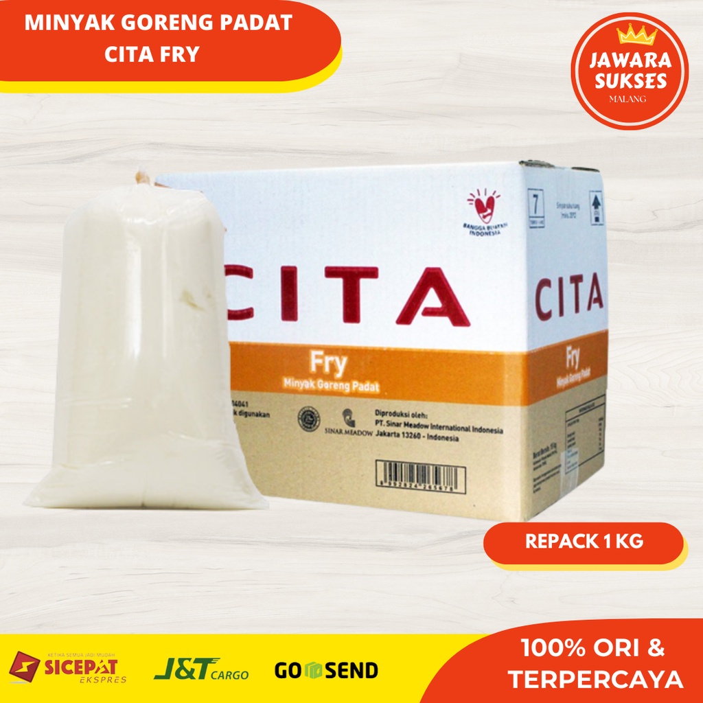 

Cita Fry Minyak Goreng Padat 1kg | Citafry Minyak Padat