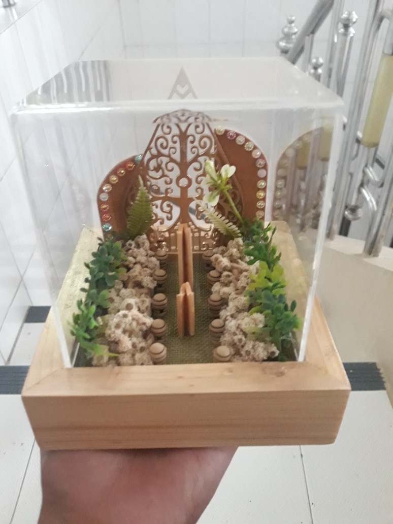 Ring Box Seserahan Rustic Variasi Wayang Tempat Cincin Lamaran