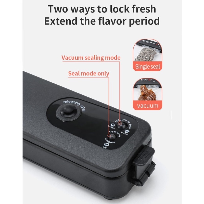 FYGALERYSURABAYA HL0234 Vacuum Sealer Food Mesin Vakum Plastik Pembungkus Makanan Otomatis