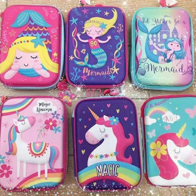 

Kotak Pensil Frozen ala SMIGGLE | kotak Pensil Unicorn | kotak Pensil Mermaid