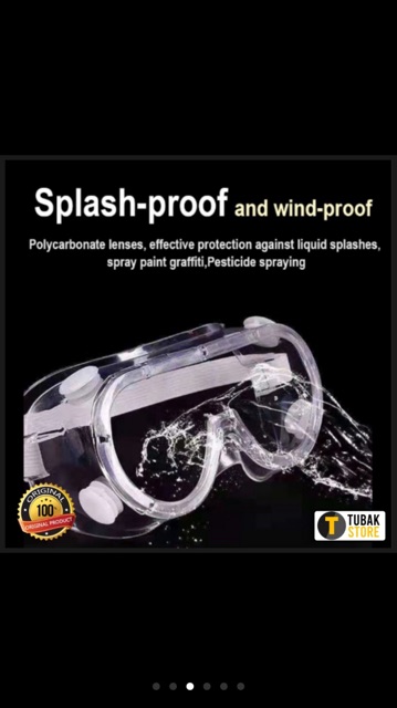 Kaca Mata Kerja Bening CAMEL Google Anti Fog - Safety Google Welding Glasses