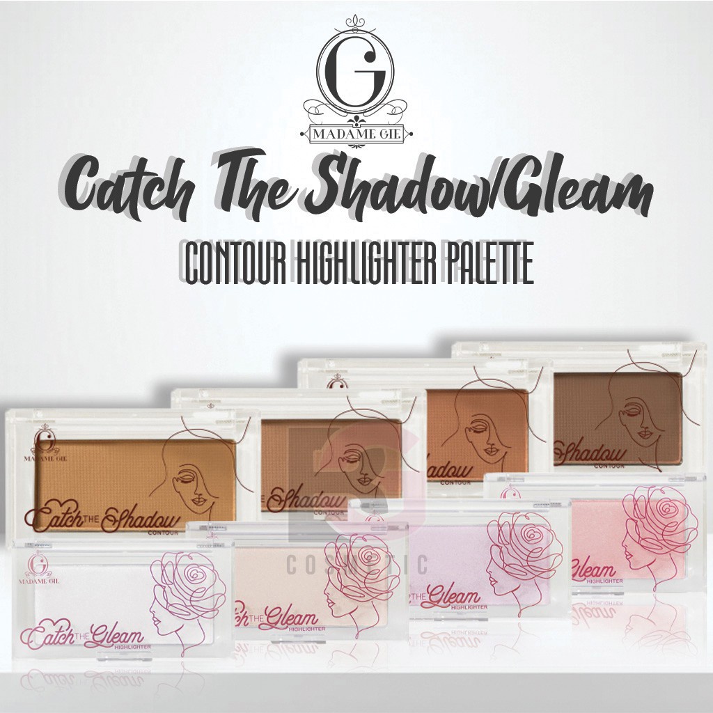 madame gie catch the gleam | blinded by drama highlighter | catch shadow contour | sharp madamegie (KIM)
