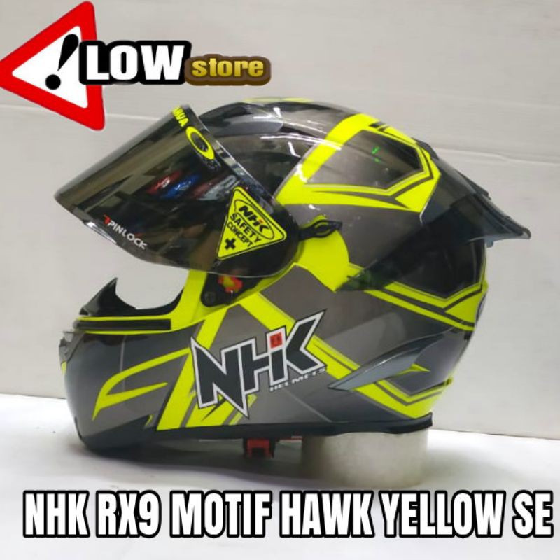 Helm NHK RX9 paket ganteng flat visor