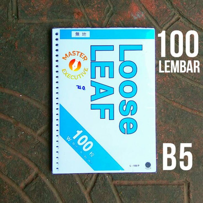 

Langsung Order Toyo B5 100 lbr Polos isi Loose Leaf / Kertas Refill Binder 26 Holes terbaik