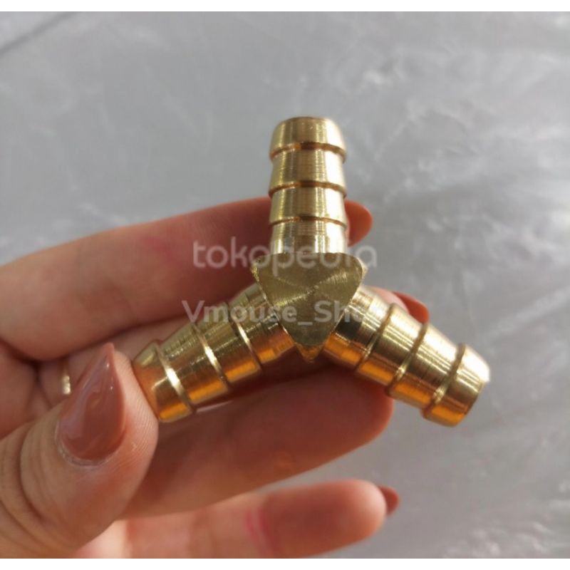 NEPEL KUNINGAN SELANG GAS -NEPEL SELANG BENTUK Y - KUNINGAN SAMBUNGAN GAS - T GAS - SAMBUNGAN 2 KOMP