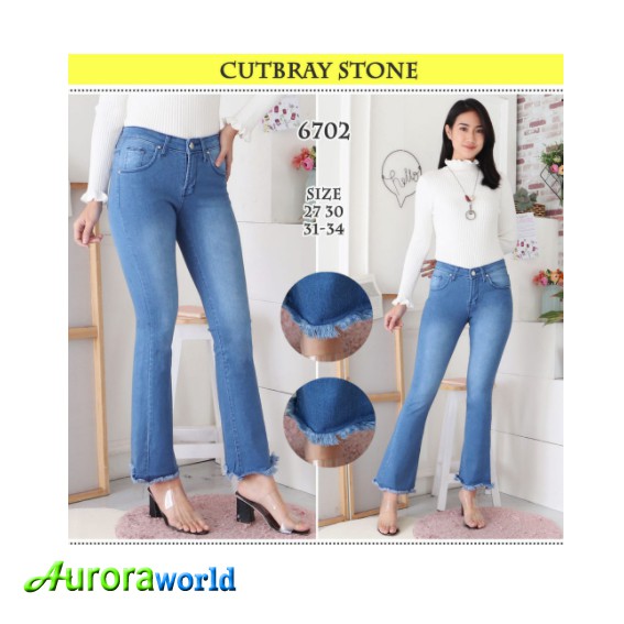 Celana jeans cutbray softjeans stretch kualitas super