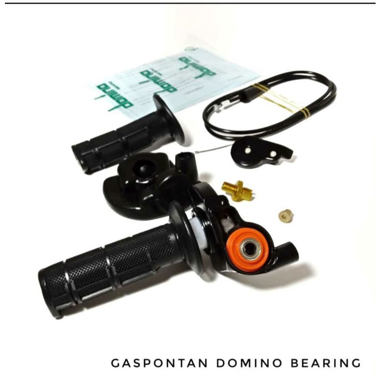 GAS SPONTAN DOMINO ITALY GAS SPONTAN BEARING 1 KABEL UNIVERSAL RX KING MIO SPORTY VEGA JUPITER DLL