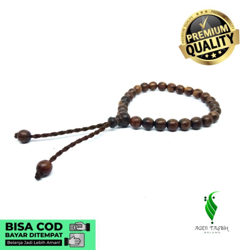 GELANG GALIH KAYU KELAMPIS HITAM ASLI SIZE 6MM KHAS KAYU LANGKA BERTUAH NUSANTARA