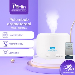 Perfin PHMA06 Humidifier Diffuser Aromaterapi Dengan Remote 7 Warna Air Humidifier