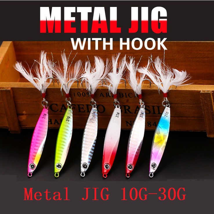 1pc IMA Umpan Pancing Kepala Jig Bahan Metal 7g / 10g / 21g / 21g / 30g