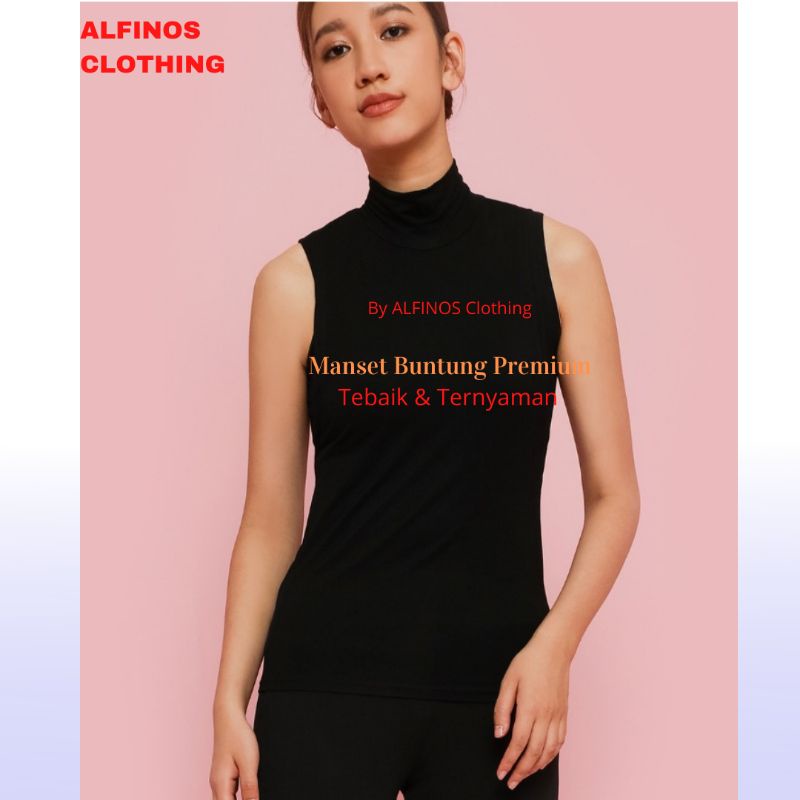 Baju Manset Kaos Inner Buntung Lekbong Tanpa Lengan Wanita Best Quality Premium Adem