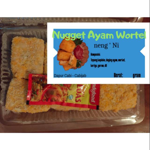 

NUGGET AYAM WORTEL MAKANAN KESEHATAN KEKINIAN