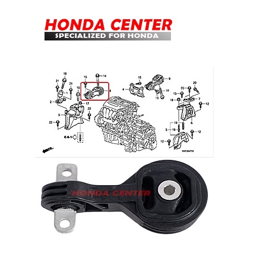 engine mounting gantungan mesin kanan atas crv gen3 2007 2008 2009 2010 2011 2012 matik at