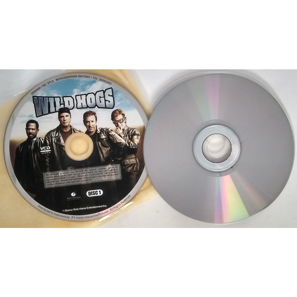VCD Original Wild Hogs - John Travolta, Tim Allen, Martin Lawrence, William H. Macy