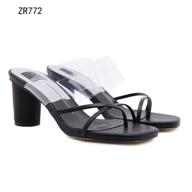 (GRATIS ALAS KAKI) NICOLE HEELS WANITA IMPORT KELSEY ZR772 SANDAL HEELS WANITA