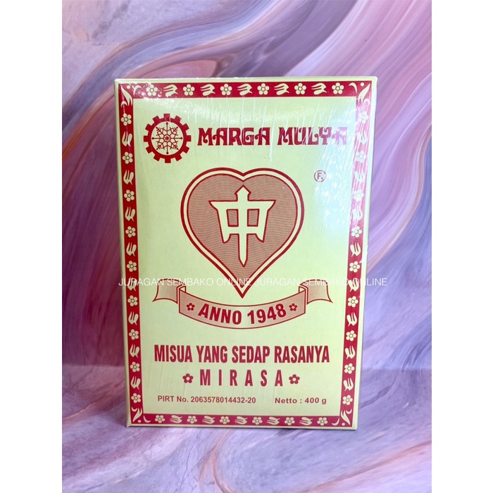 

Ss5Gg Misua Cung Mirasa Cap Marga Mulya 400Gr / Misua Kotak Tjung / Misoa Ff045