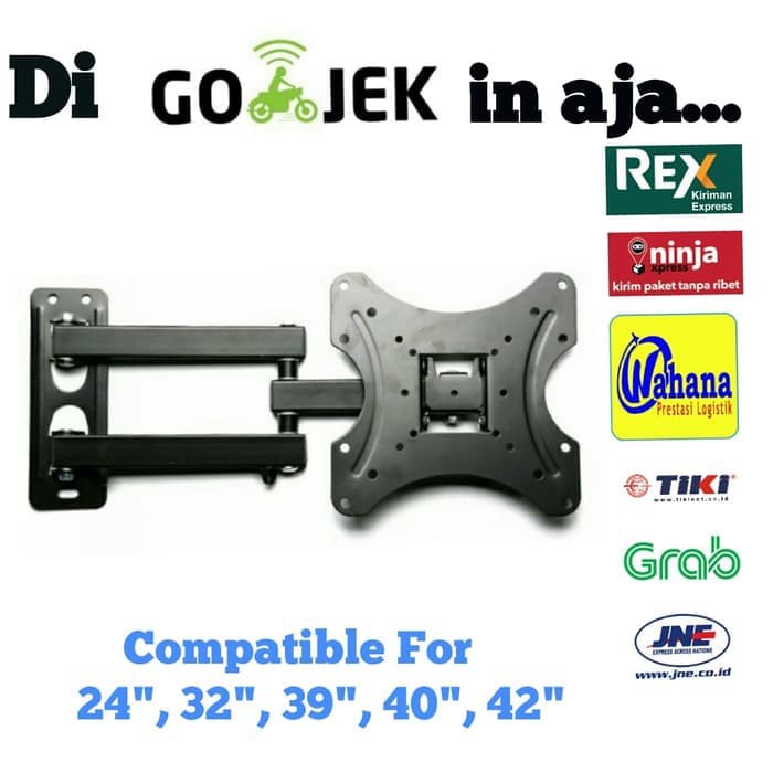 Bracket Lengan LED TV 32 - 42 inch termurah ori