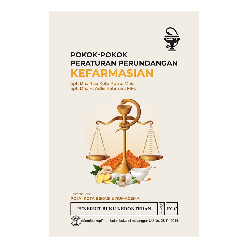 Original Pokok-Pokok Peraturan Perundangan Kefarmasian CBSBY