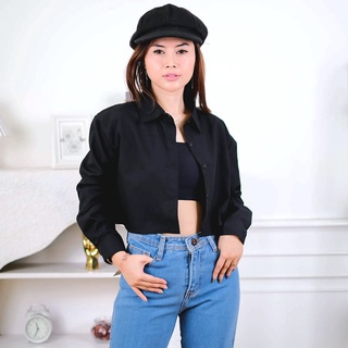 AFI - EC - ⭐️PREMIUM POPLIN COTTON⭐️ Jolbi POPLIN COTTON Crop Shirt