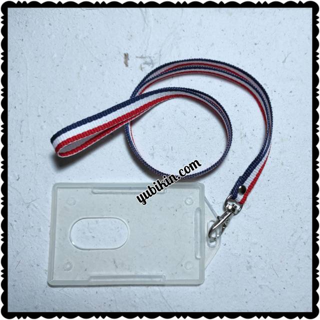 

Tali ID Card Handmade Pita Motif Lebar 1cm Panjang 80cm