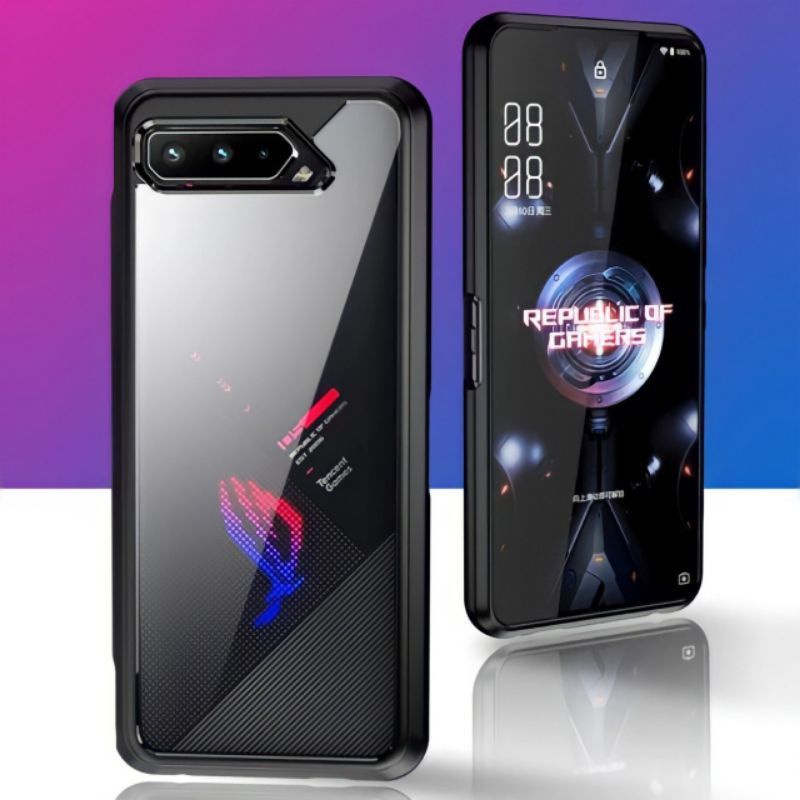 Case Asus ROG Phone 5 5s pro Casing Soft Hybrid Armor Crystal Acrylic