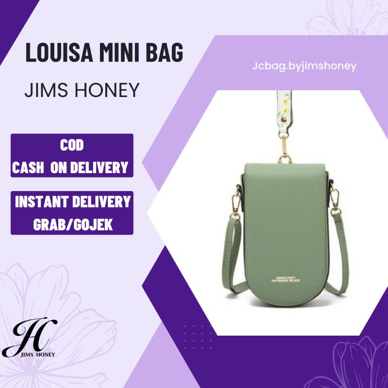 JIMS HONEY LOUISA MINI BAG TAS SELEMPANG WANITA POUCH HP TAS KECIL