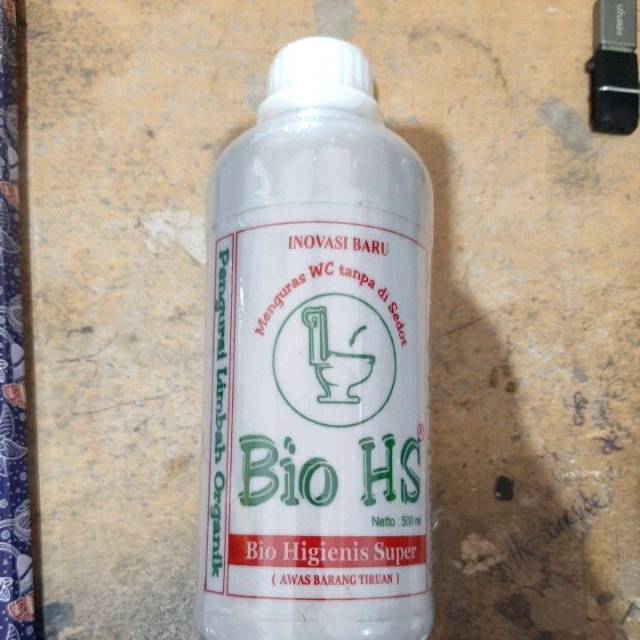 BIO HS CAIRAN PENGURAI LIMBAH ORGANIK 500 ML / CAIRAN PENGURAS WC