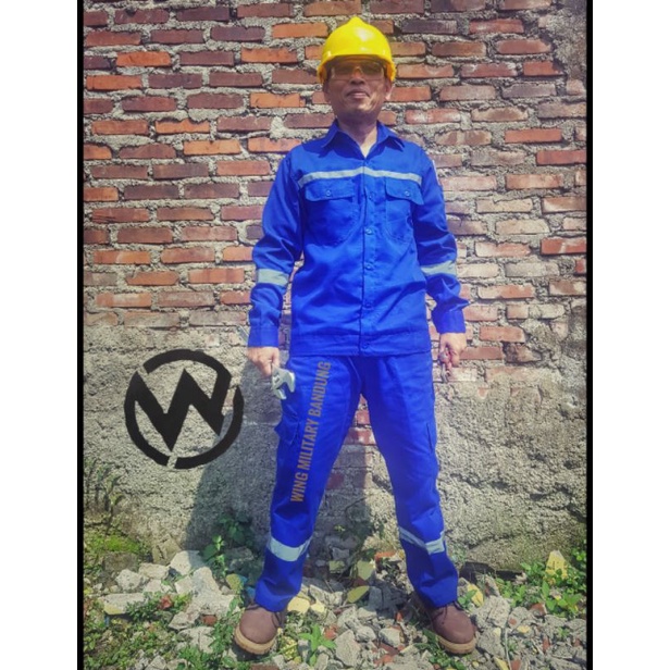 Wearpack setelan baju dan Celana / Katelpak Setelan Lengan Panjang / Wearpak Sepaket