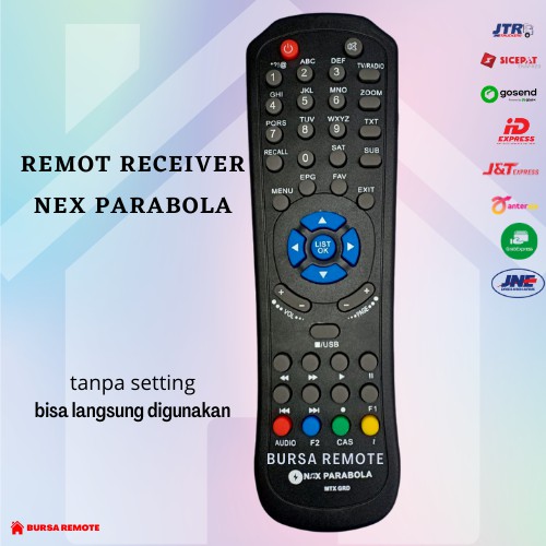 Remot / REMOTE RECEIVER NEX PARABOLA GA (nex parabola gambar cas) / ecer dan grosir