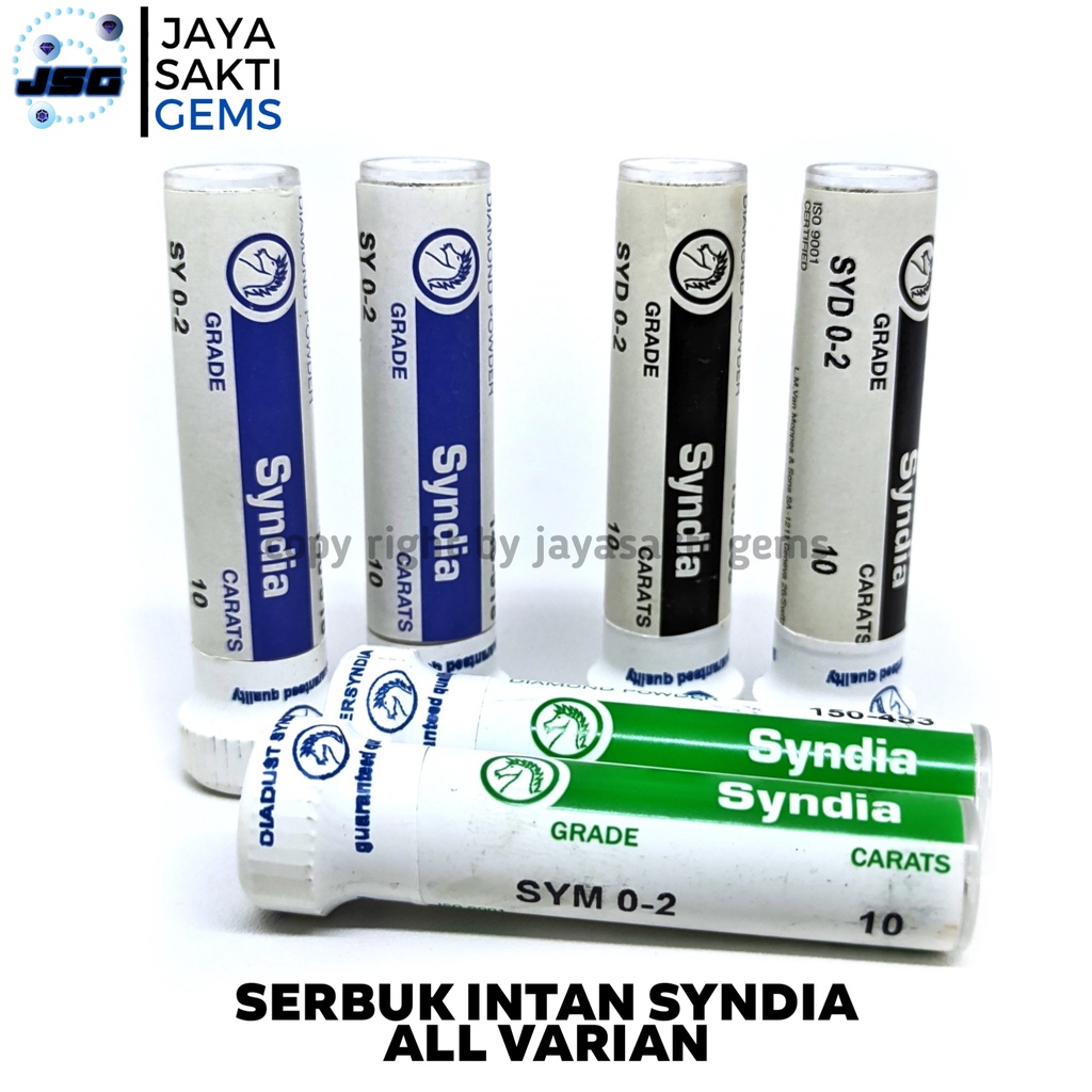 Serbuk Intan SYNDIA 0.2 All Varian 10 Carats Asli Dijamin